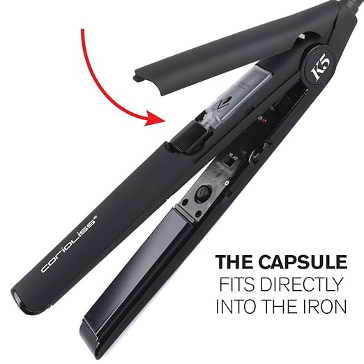 Amazon Com Corioliss K5 Keep My Colour Professional Salon Treatment 1 Flat Iron Hair Straightener 2 Year Warranty Restores Repairs 12 X 5ml Patented Keep My Colour Capsules Incl Beauty Personal Care