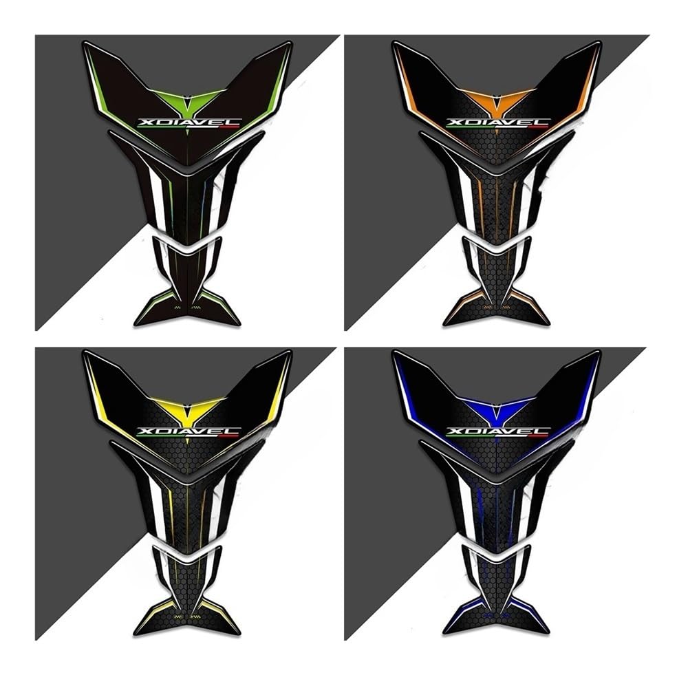 Protège Réservoir Moto Ducati Supersport 2016-2017 - Autocollant Caoutchouc Antidérapant, Protection Contre Les Rayures