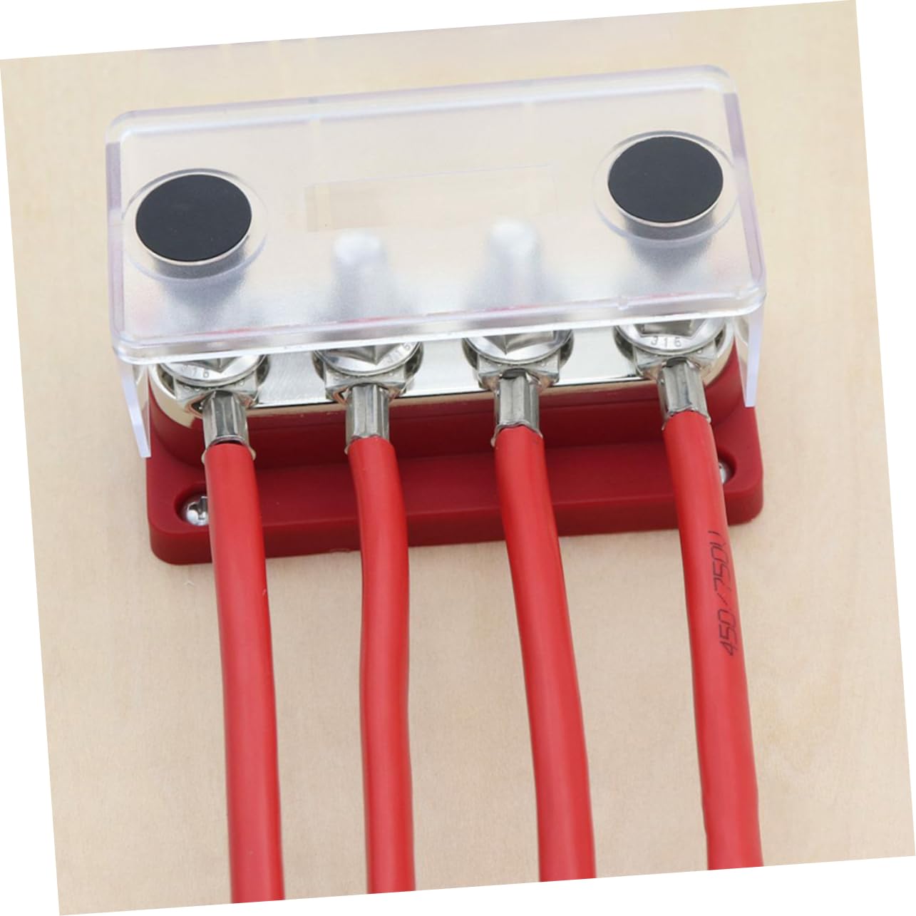 300a Terminal Bus Bar Distribution Block for Cars Rvs Boats High Strength Terminal Strip for Battery Connections Easy Wiring for Electrical Equipment