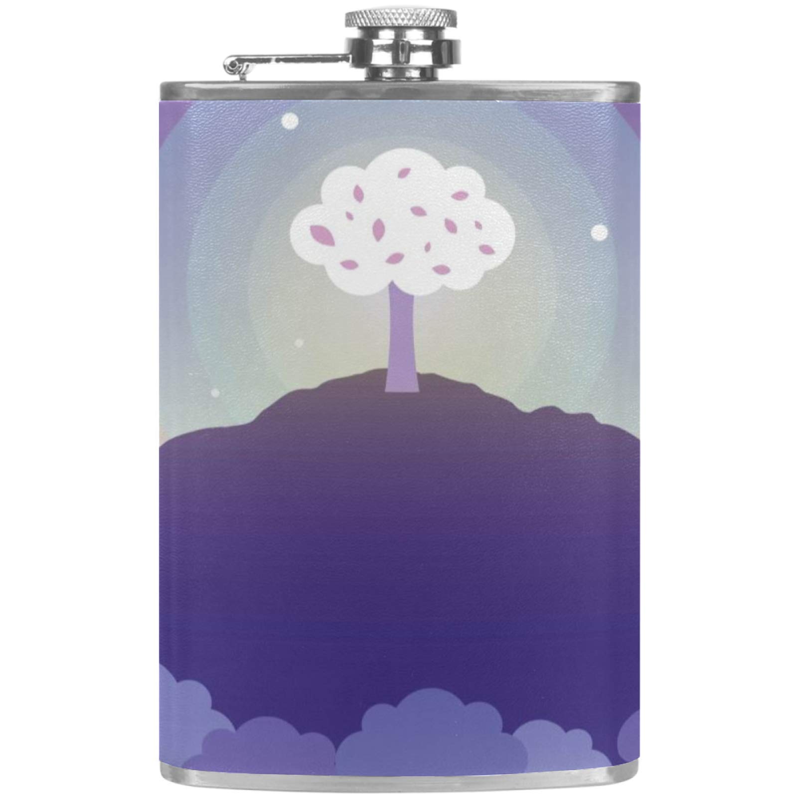 Flasque à whisky de poche pour camping et pique-nique chic