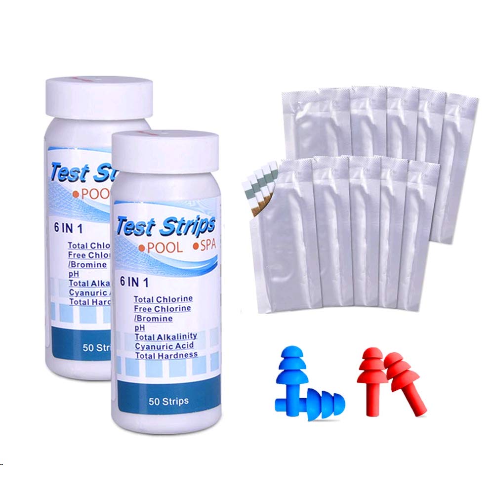Buy Bebapanda Hot Tub Test Strips,6 in 1 Water Test Strips for Hot Tub