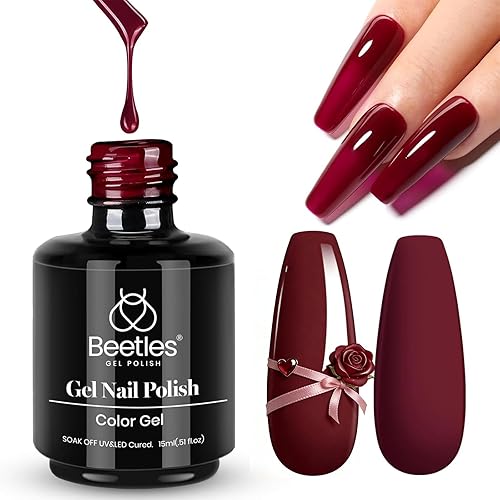 Miniatura 66 de Beetles - Esmalte de uñas en gel, 1 unidad de 0.5 onzas fluidas (15ml), extracción por remojo, para arte de uñas, estética de manicura, bricolaje