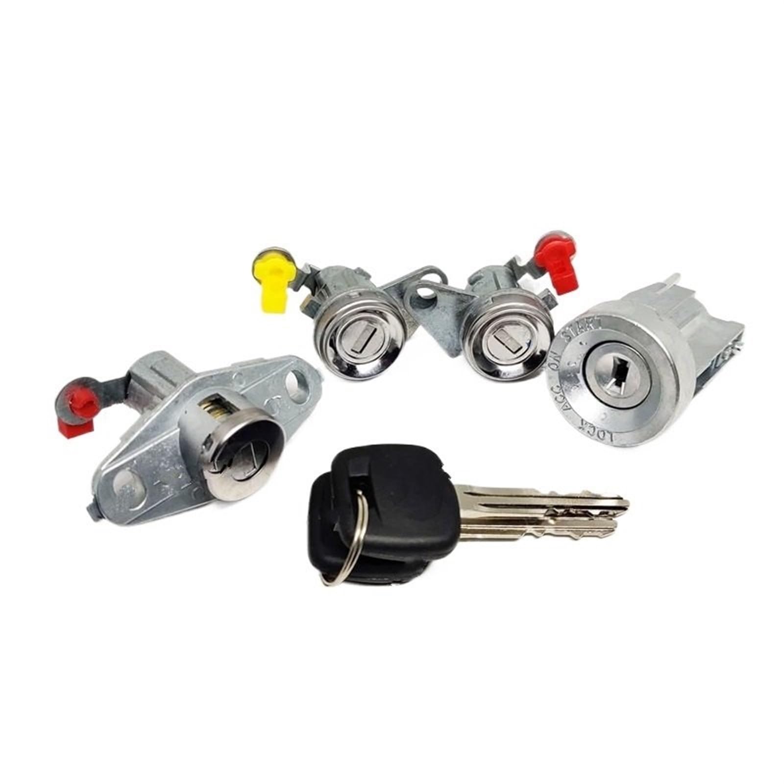 Vetjmua One Color Tailgate Lock For Corolla Ae100/111/110 93-97 69051-1234 Door-Lock Ae100 93-97 96-01 69051-1234/60 Ignition Door Lock Trunk Lock With Keys Tailgate Boot Lock