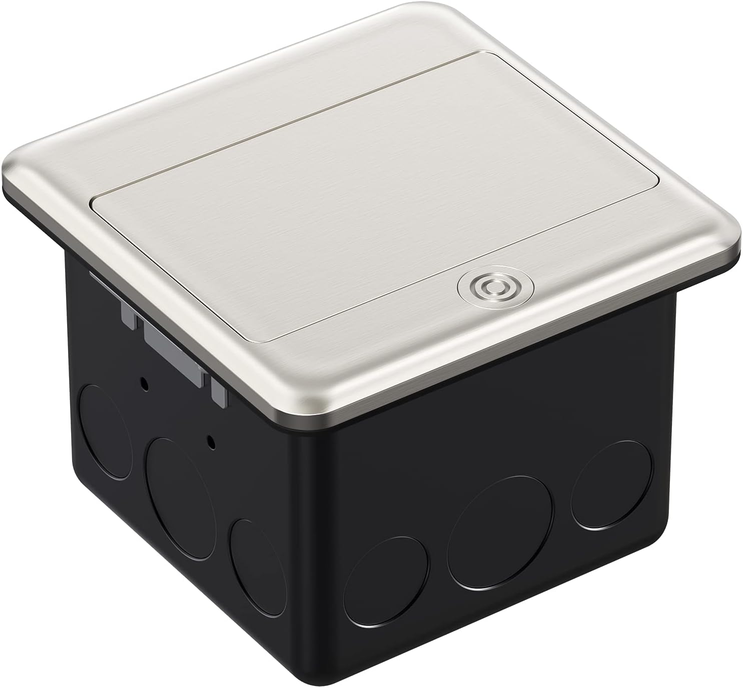 WEBANG Pop Up Floor Outlet Covers Box with 20 Amp Stainless Steel GFCI Tamper Resistant Rceptacle Outlet, ETL Listed, Brushed Nickel - Image 4