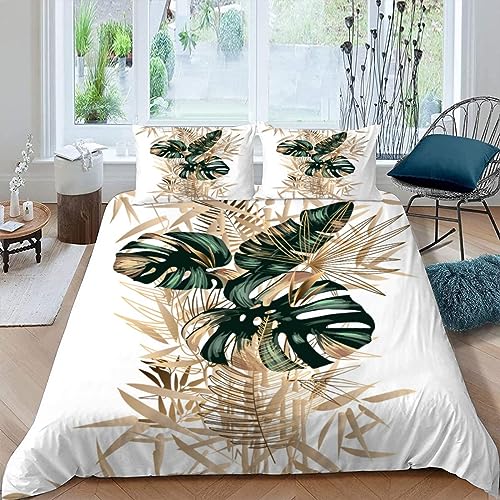 Parure de lit 2 personnes en microfibre douce et infroissable avec fermeture éclair