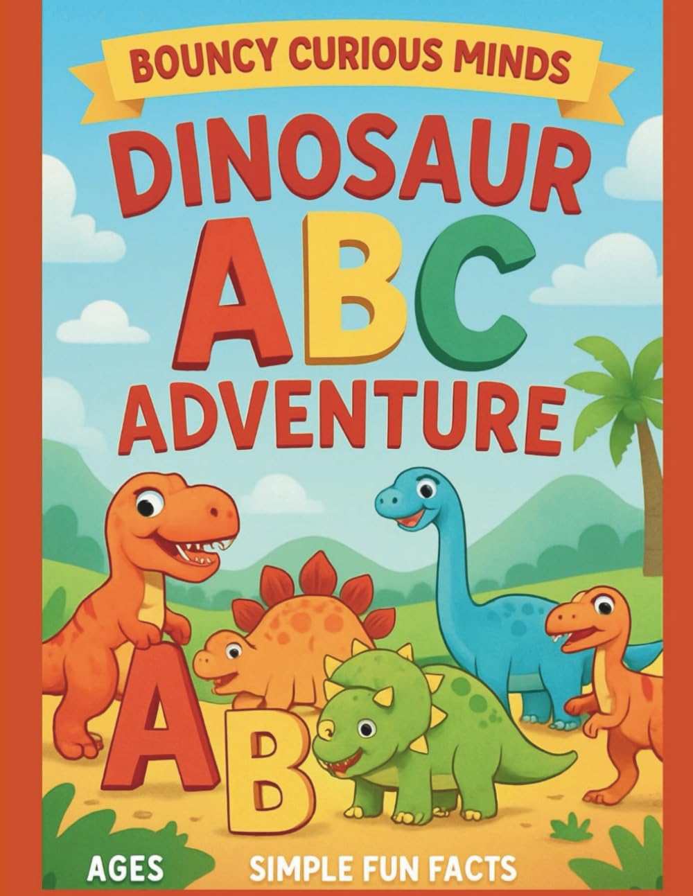 Dinosaur ABC Book: TRACING ABC FOR KIDS