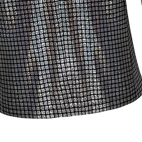 Ensemble de costume de performance éblouissant noir à carreaux M - 5