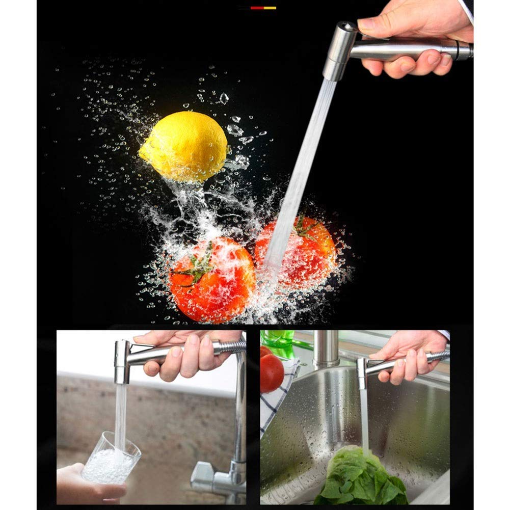 Juego de Fregadero de Acero Inoxidable, Fregadero de Cocina de un Solo tazón con Kit de plomería Completo, escurridor, instalación empotrada.,