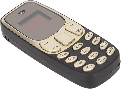 Miniatura 8 de SHYEKYO Mini teléfono celular, cambiador de voz, teléfono más pequeño, tarjeta SIM dual de baja radiación 380 mAh, batería GSM desbloqueada para