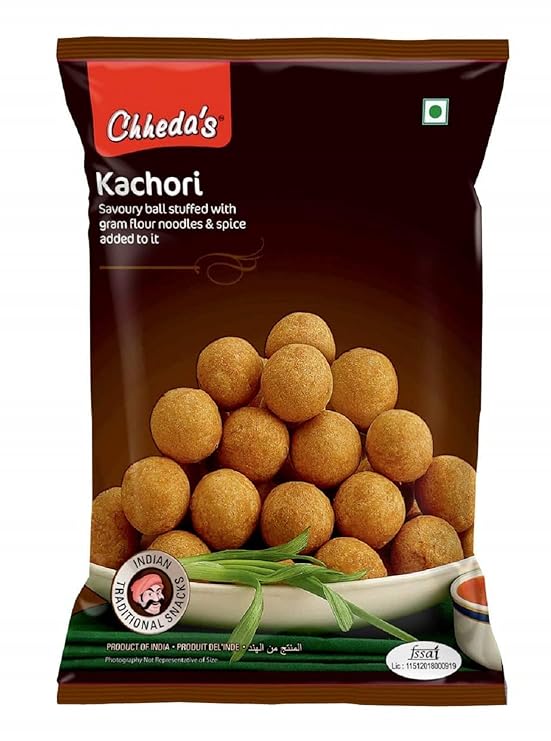Chhedas – Kachori – Crispy Spicy Snack – with Spicy Mixture Filling – 350 Gm Pack of 1 at Rs. 110