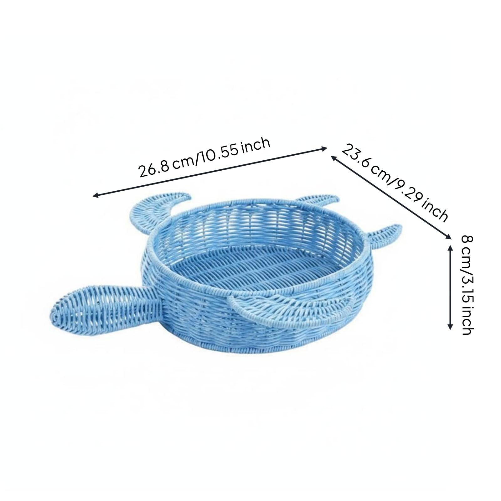 Baoblaze Cestino Portaoggetti Bambini Cesto Contenitore Scatola Organizzatore Cesto Intrecciato in PP con Struttura Leggera per Tenere in Ordine