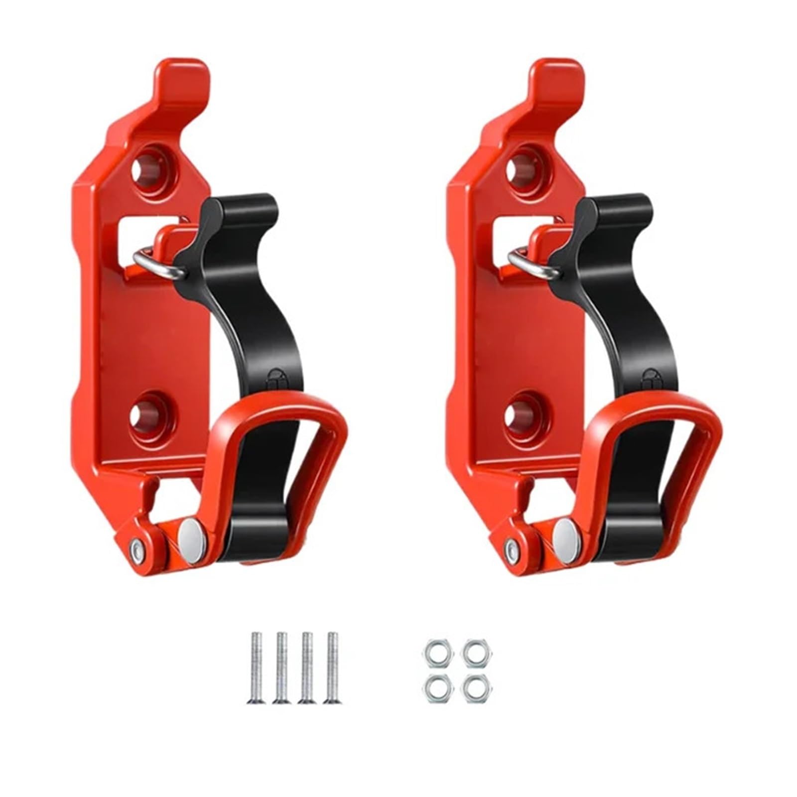 Schaufelhalterung for Dachgepäckträger, 2 Stück, Halterungen, Zubehör, Wandhalterungen, Autozubehör, Boote(Orange)