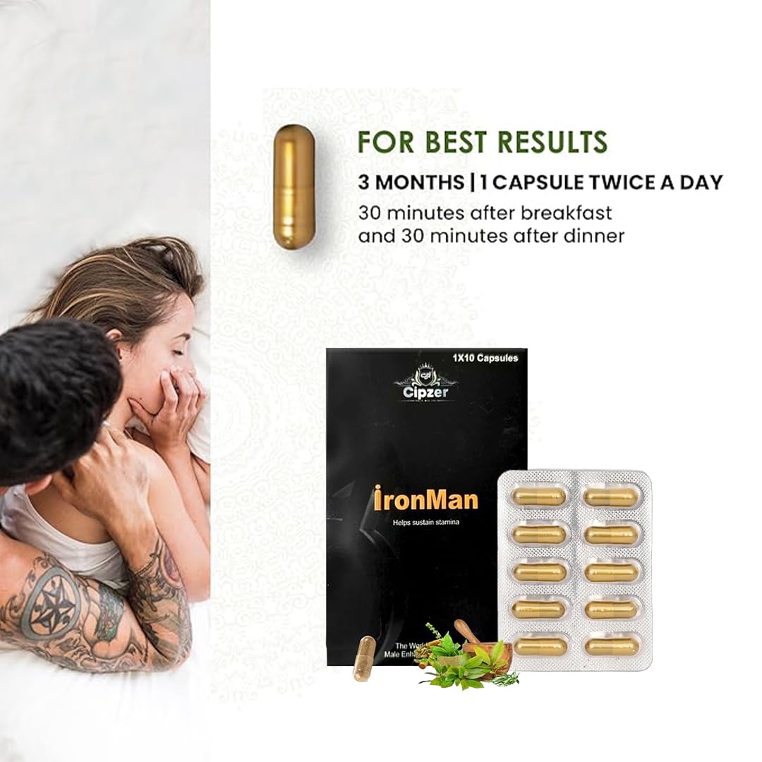 IronMan 10 Capsules | Improve Strength, Stamina, Energy & Daily Wellness Naturally (10 Capsules) — Amazon image 5
