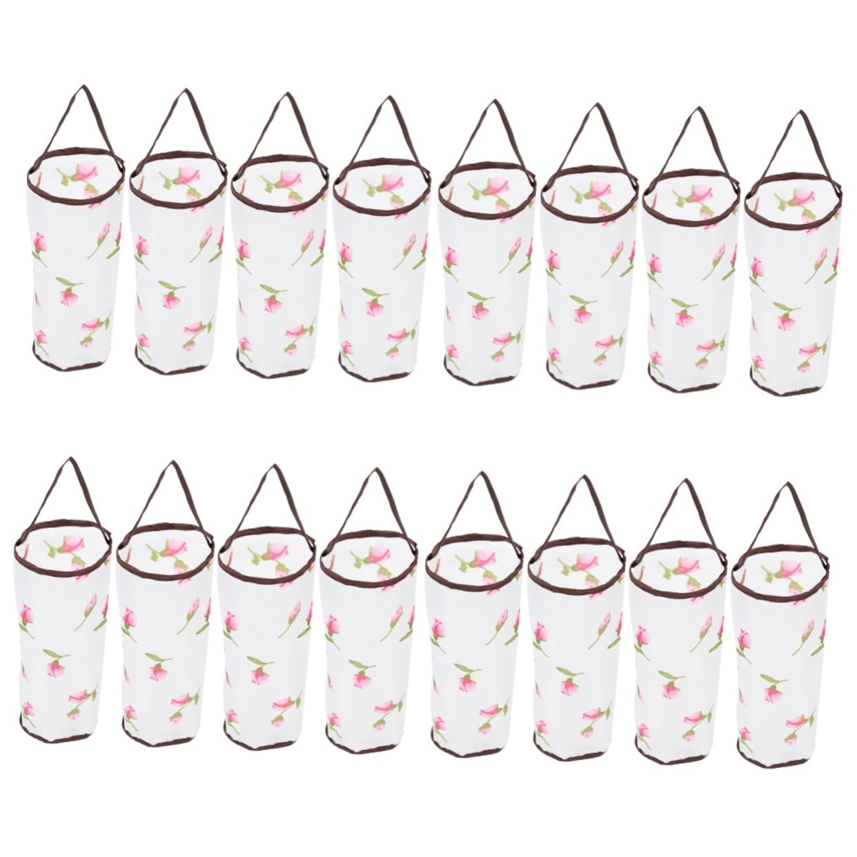 Cabilock 16piezas Soporte Colgante para Bolsas De Organizador De Basura De Cocina Dispensador De Bolsas Pared Accesorio De Almacenamiento Multiusos para Hogar y Garaje Diseño Práctico y