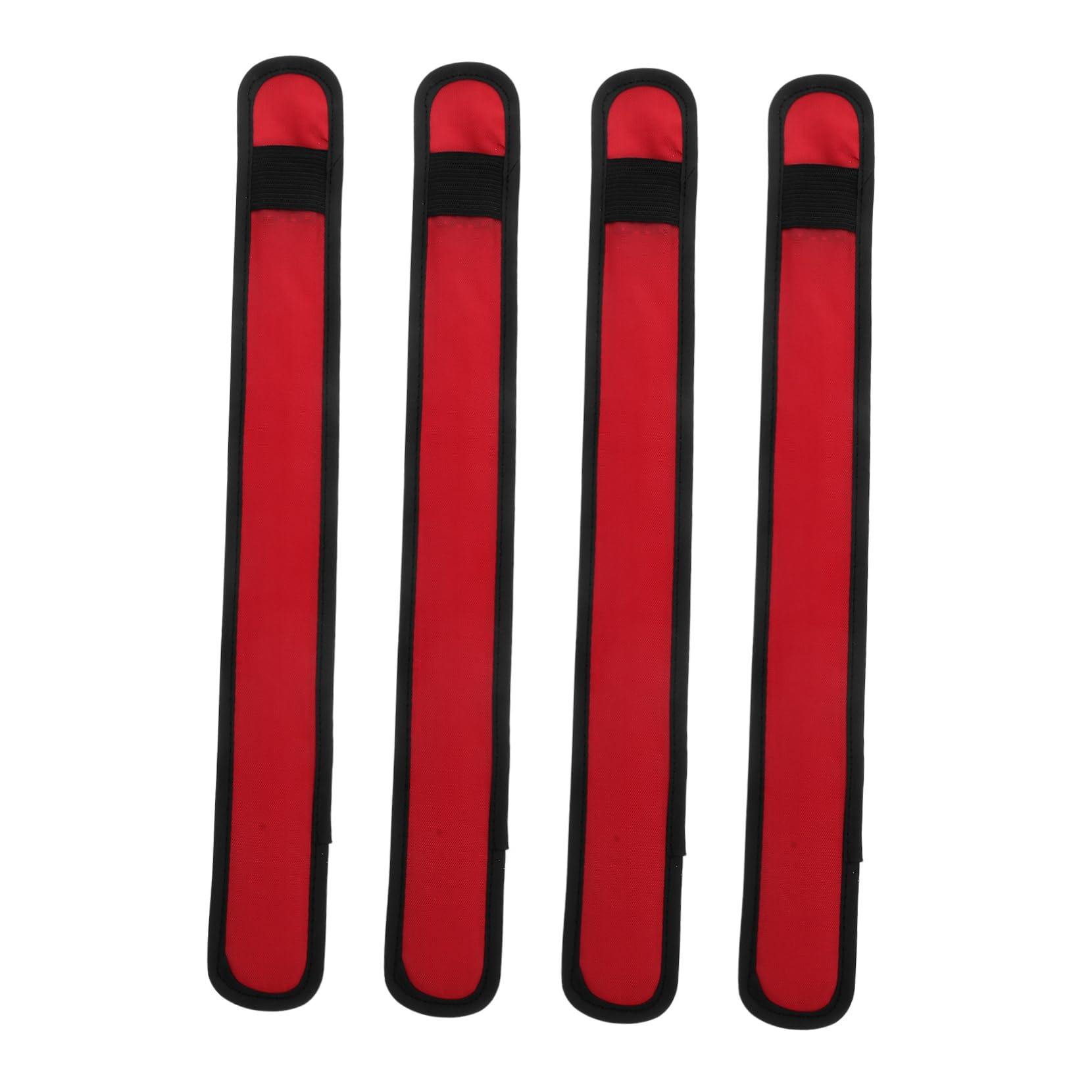 4pcs Bracelets LED Réfléchissants pour Cheval en Tissu Résistant et Portable, Accessoires Équitation pour Entraînement et Activités Extérieures Nocturnes