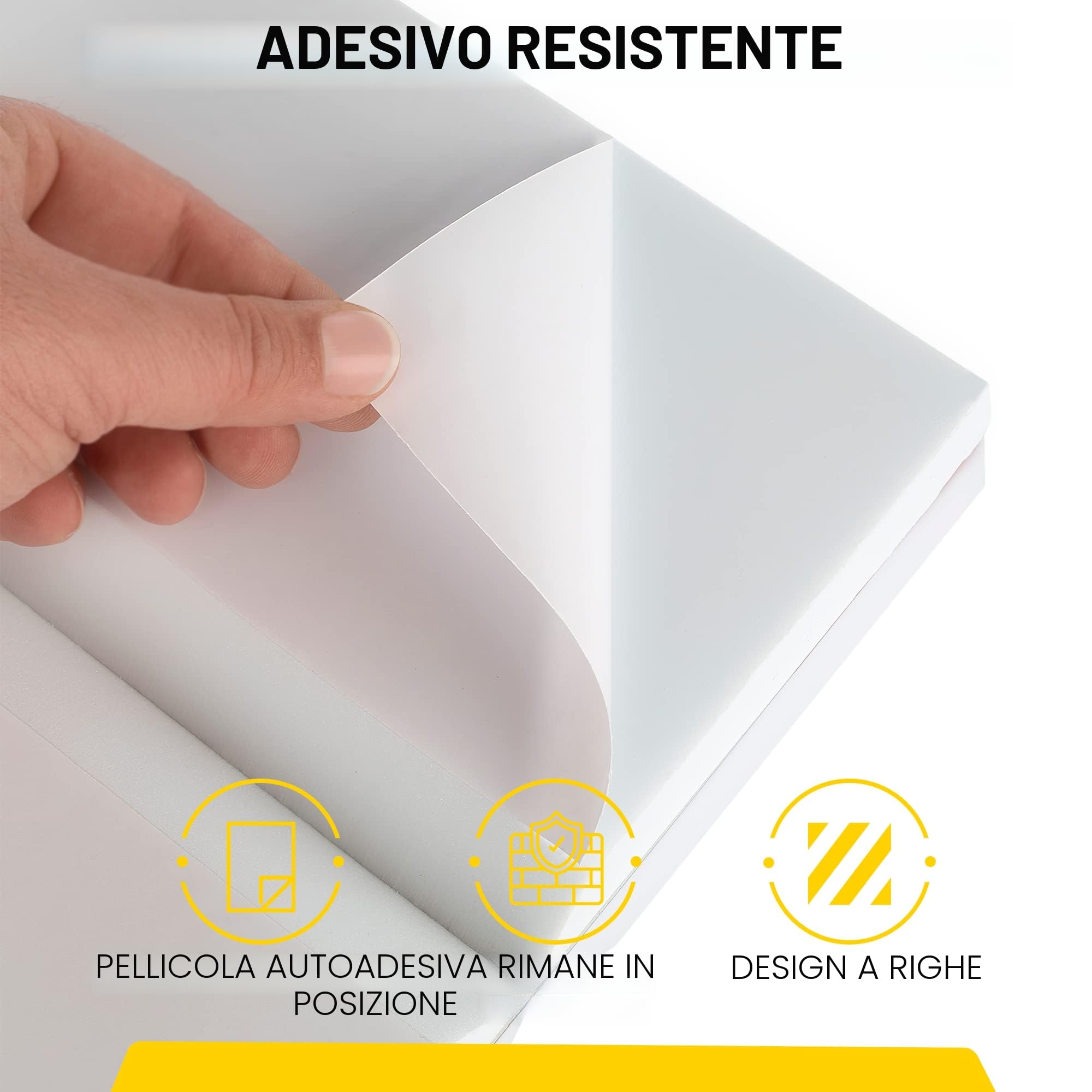 NURADA Paracolpi Garage. Protezione Portiere Auto. Pack 5. Paracolpi Portiere Auto. Paraspigoli Angolari. Angolari per Muro. Paraspigoli Gommapiuma. 40x25x2cm (Giallo riflettente)