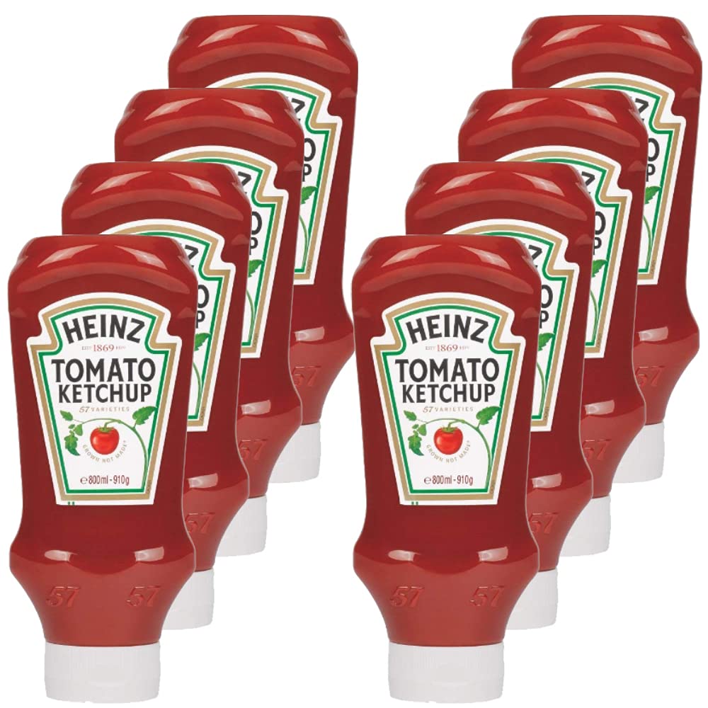 HEINZ Tomato Ketchup, 8 x 910 g