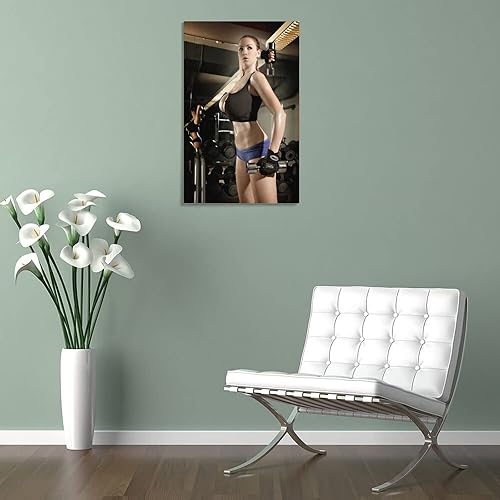 Vista 5 de AOMACA Pósteres estéticos para habitación de Jordan Carver Big Boobs Mujeres en Fitness Póster Sexy Lienzo Pintura Arte Póster de Pared
