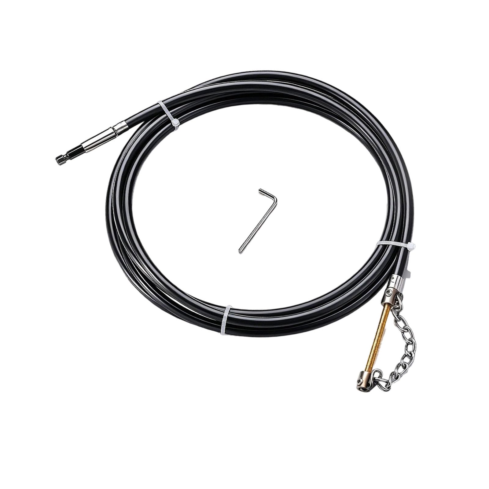 Resistant Plumbing Snake with Ergonomic Handle Multipurpose Drain Opener Tool Dredging Sewer Special Tool Flexible Drain Auger