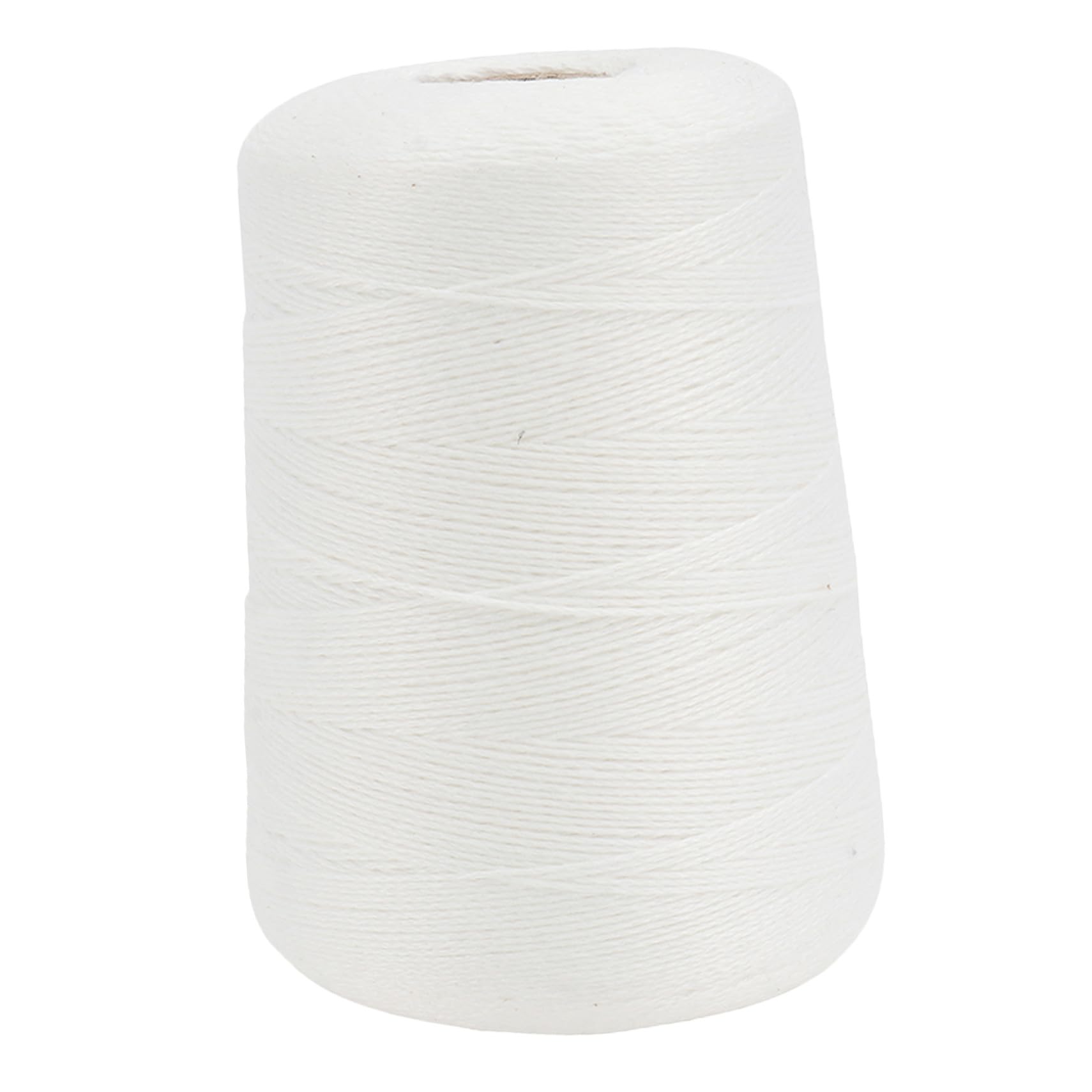 Ficelle de Coton Alimentaire pour Viande et Saucisse, 1 Rouleau Blanc