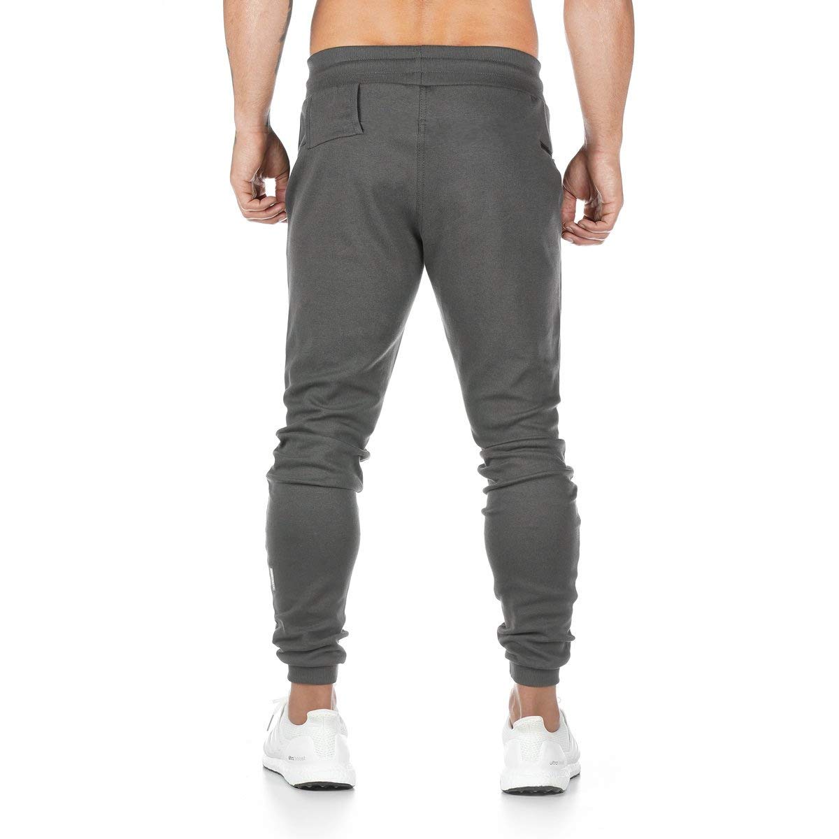 Spodnie męskie spodnie dresowe cargo chinosy fitness spodnie slim fit joggery moda uliczna spodnie sportowe młoda moda spodnie rekreacyjne, ciemnoszary, XXL