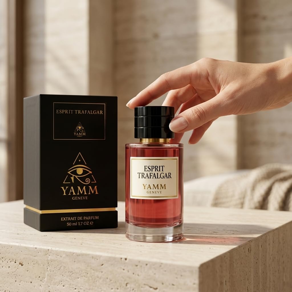 Esprit Trafalgar | Extrait de Parfum 50 ml | Unisex Parfum für Damen & Herren | Kirsche, Rosen & Rote Früchte | Fruchtig, Floral & Elegant | Luxus & Langanhaltend