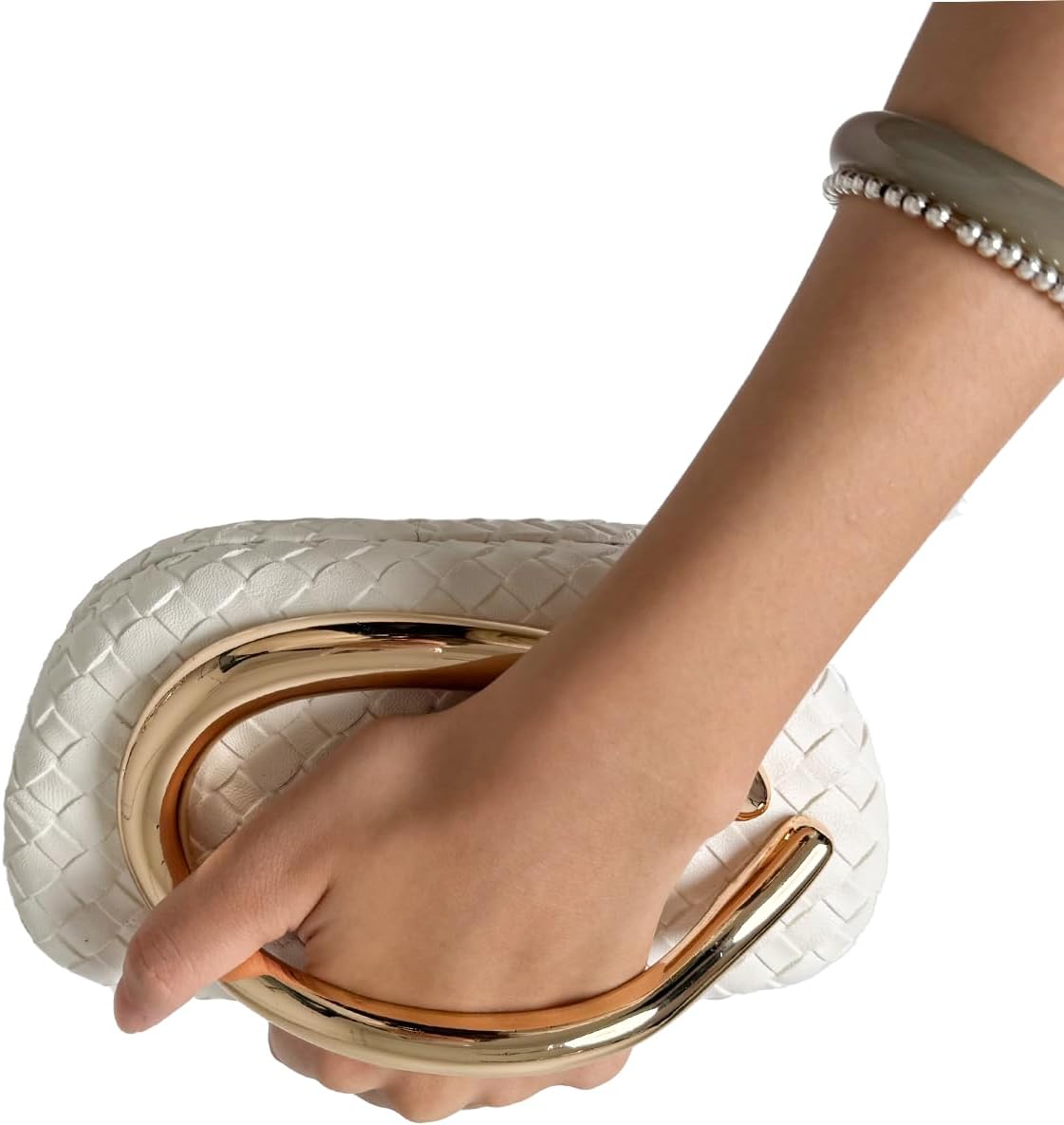 Clutch Purse Women Evening Bag Unique Trendy Purse for Women 2025 Vegan Leather Handbag Acrylic Clutch Box - Image 2