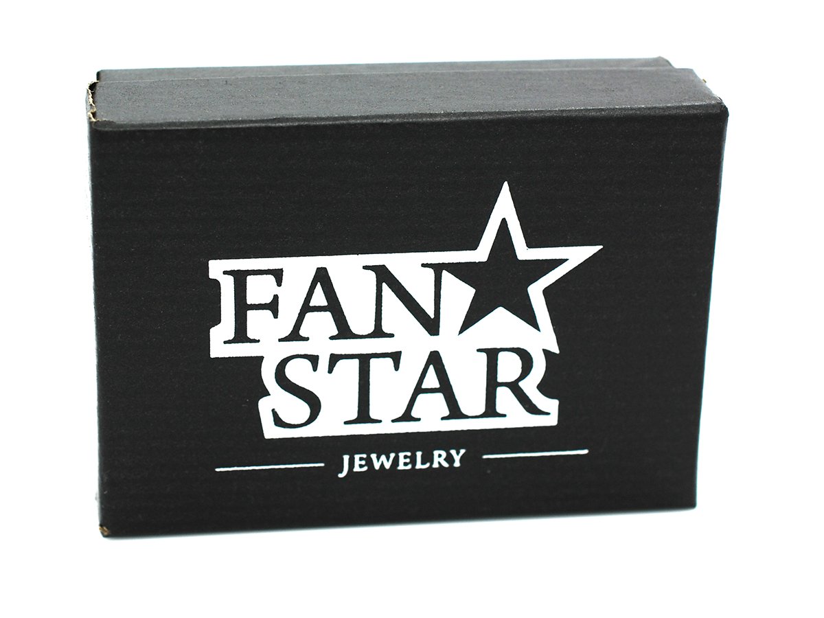 Violet Victoria & Fan Star Football Earrings - Dangle Football Earrings Purple and Yellow