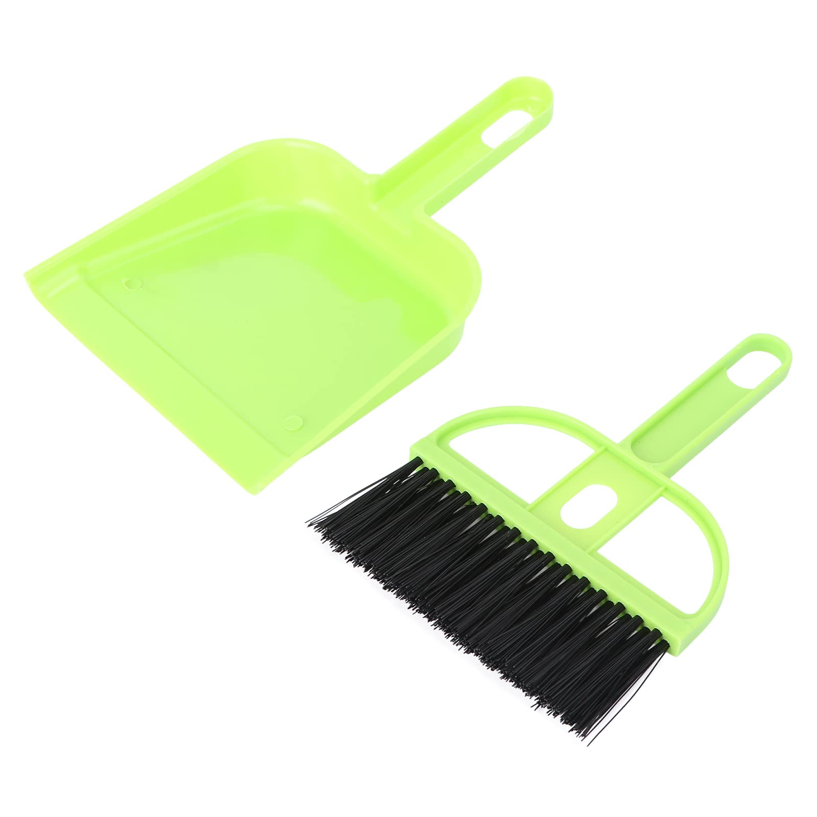 POPETPOP Mini Dustpan and Brush Set for Guinea Pigs Hamsters, Rabbits, Reptiles - Small Cage Cleaner, Random Color