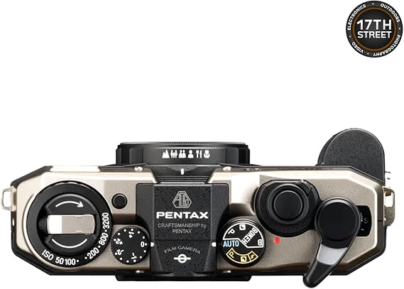 Pentax 17 Half-Frame Compact Film Camera with Kodak Gold 200 Roll Film Kit