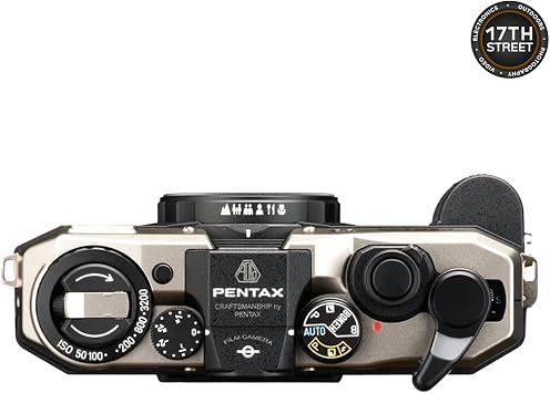 Pentax 17 Half-Frame Compact Film Camera with Kodak Gold 200 Roll Film Kit