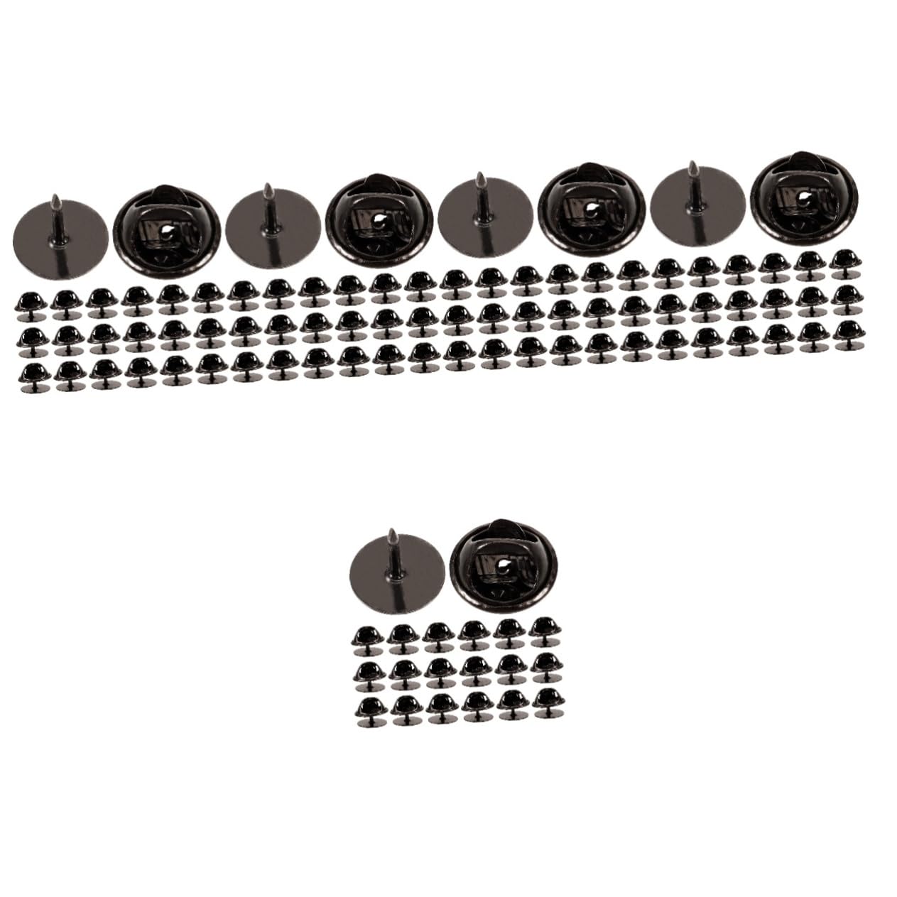 VILLCASE 5juegos Pin De Seguridad Para Broches De Clutch Back De Repuesto Para Insignias y Accesorios De Manualidades Compatible Pines De Solapa y Etiquetas De Nombre
