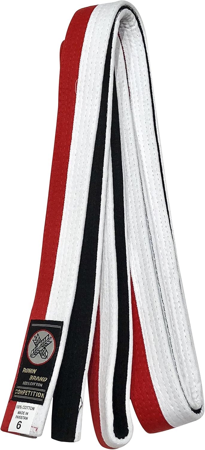 Ronin Brand Renshi Gürtel für Großmeister & Meister – Kampfsport – 4. & 5. Grad schwarzer Gürtel
