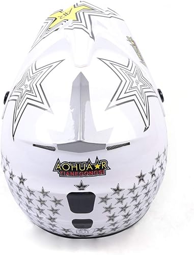 Miniatura 9 de TFCFL Casco de motocross todoterreno unisex para niños y jóvenes, casco todoterreno para hombres y mujeres, aprobado por DOT (2, L)