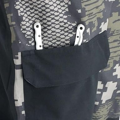 Amazon | アフコ(Aftco) バリケード ビブ ブラック デジ カモ XLサイズ