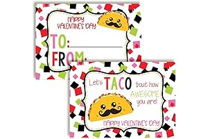 Adorable Taco-Themed Valentine's Day Treat for Kids