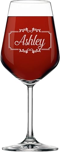 Miniatura 5 de My Personal Memories Copa de vino personalizada de 16 onzas con tallo - Personalizada con cualquier nombre