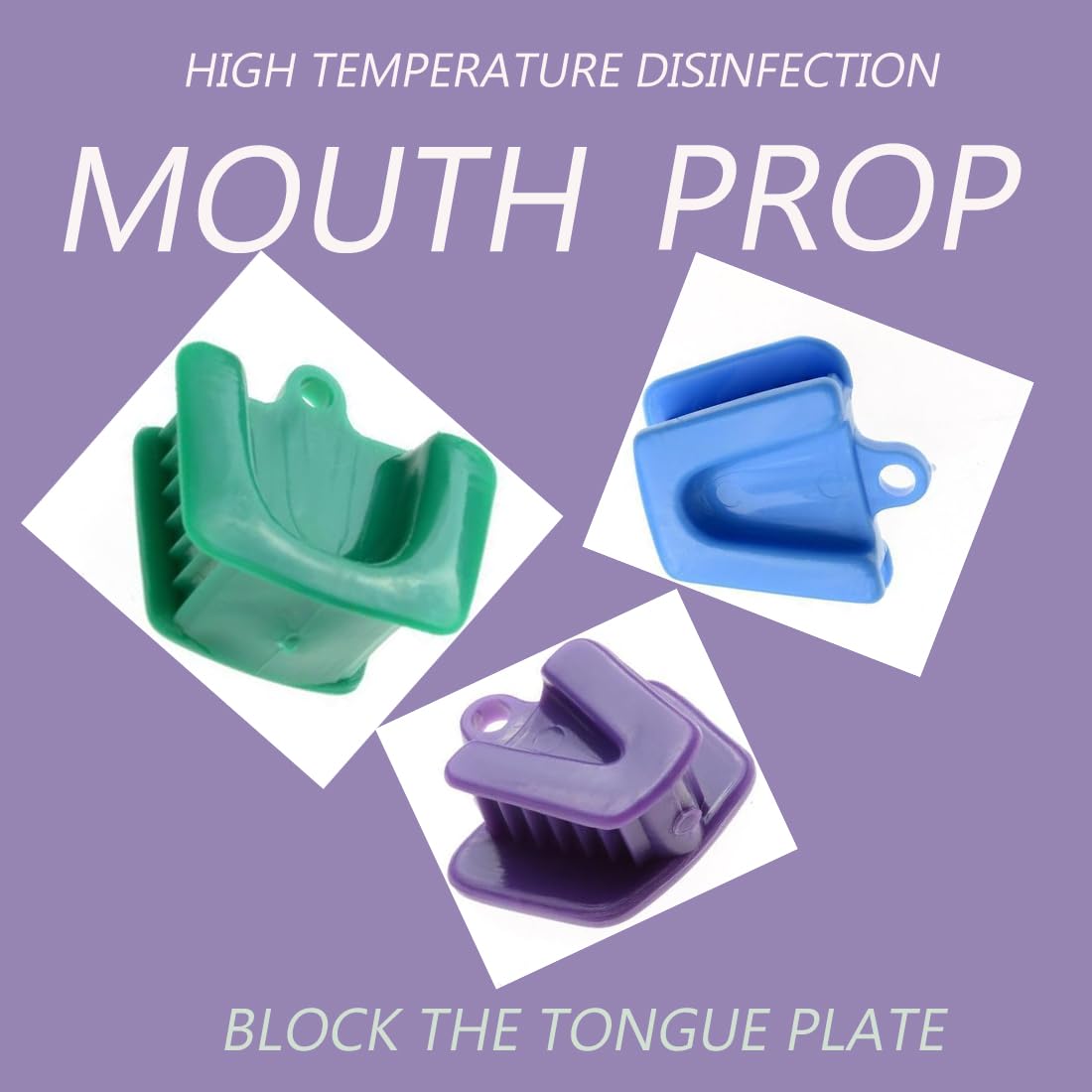 Silicone Mouth Prop 121 Degree Centigrade Autoclavable Large,Medium,Small (3pcs/Pack)