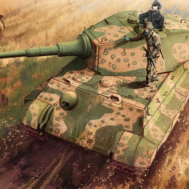 Academy Hobby Model Kit – 1/35 German King Tiger Last Production – Photo-Etched Parts, Cartograf Decals
