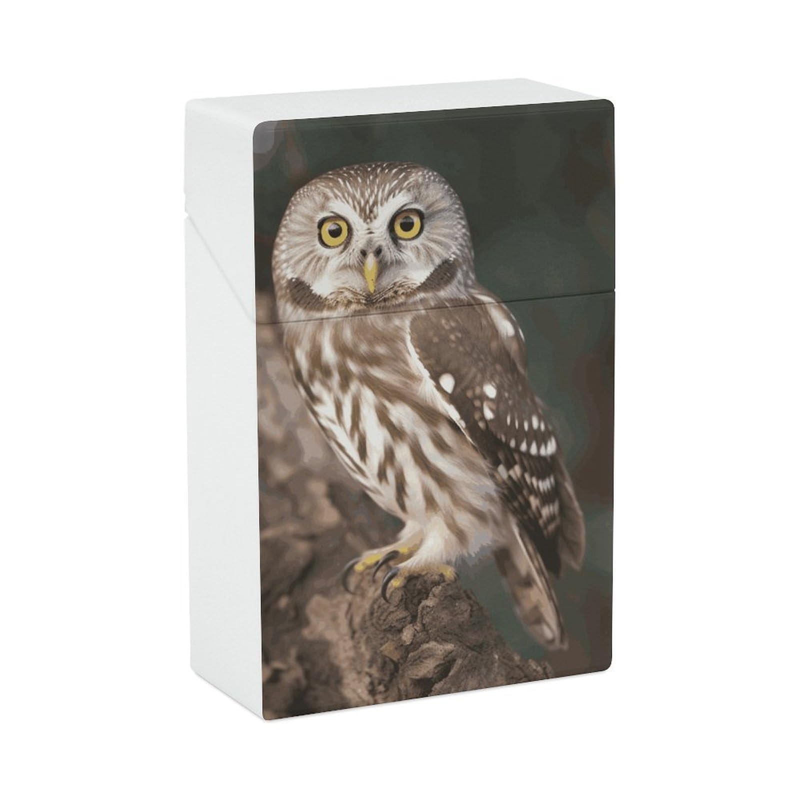 Amazon.com: Wildlife Animal Owl Cigarette Case Box 85mm King Size 20  Capacity Waterproof Cigarette Holder Case Vintage Cigarette Cases for Men  Women Small Funny Cigarette Holder for Regular : Health & Household
