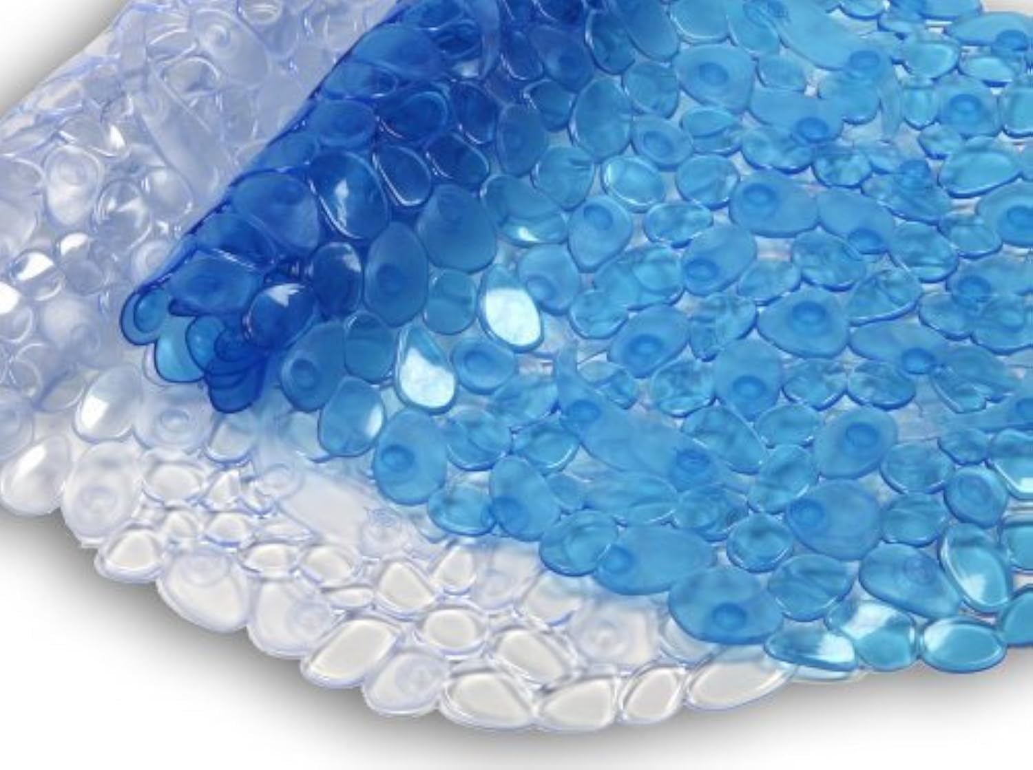 Blue Canyon Transparent Pebble Mildew Resistant Shower Mat 53Cm X 53Cm (Clear) (Clear)