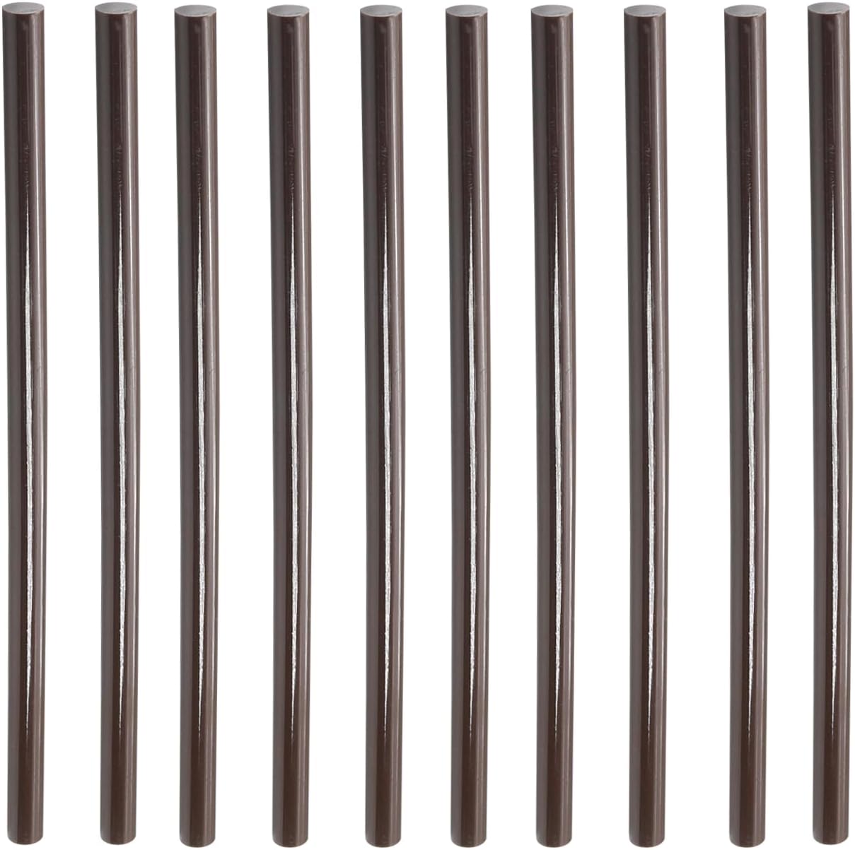 Othmro 20Pcs Hot Glue Sticks 9.8in Length 0.43in Dia Glue Sticks Bulk Hot Glue Gun Refill Sticks Hot Melt Adhesive Glue Stick All-Purpose Dual Temp Glue Sticks (Brown)