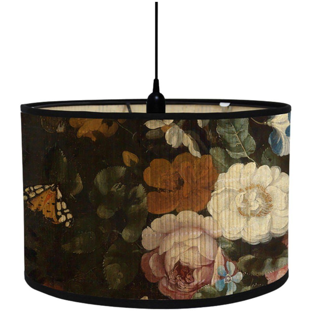 Keuyeo Chinese Style Bamboo Lampshade Foldable Bamboo Lamp Shade Vintage Decor Lampshade Wall Lamp Lampshades for Home Decoration