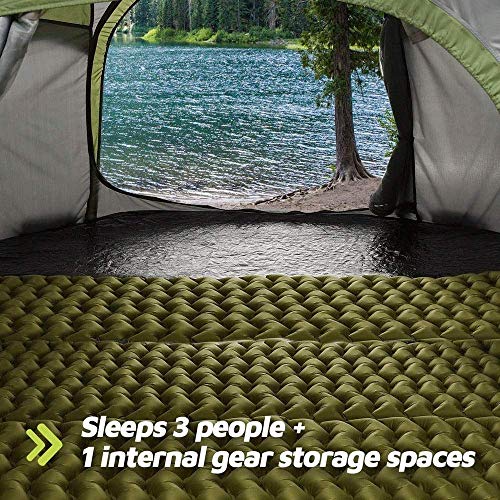 Carpa automática pop-up GeRRiT para camping 380x260x130 cm miniatura 7