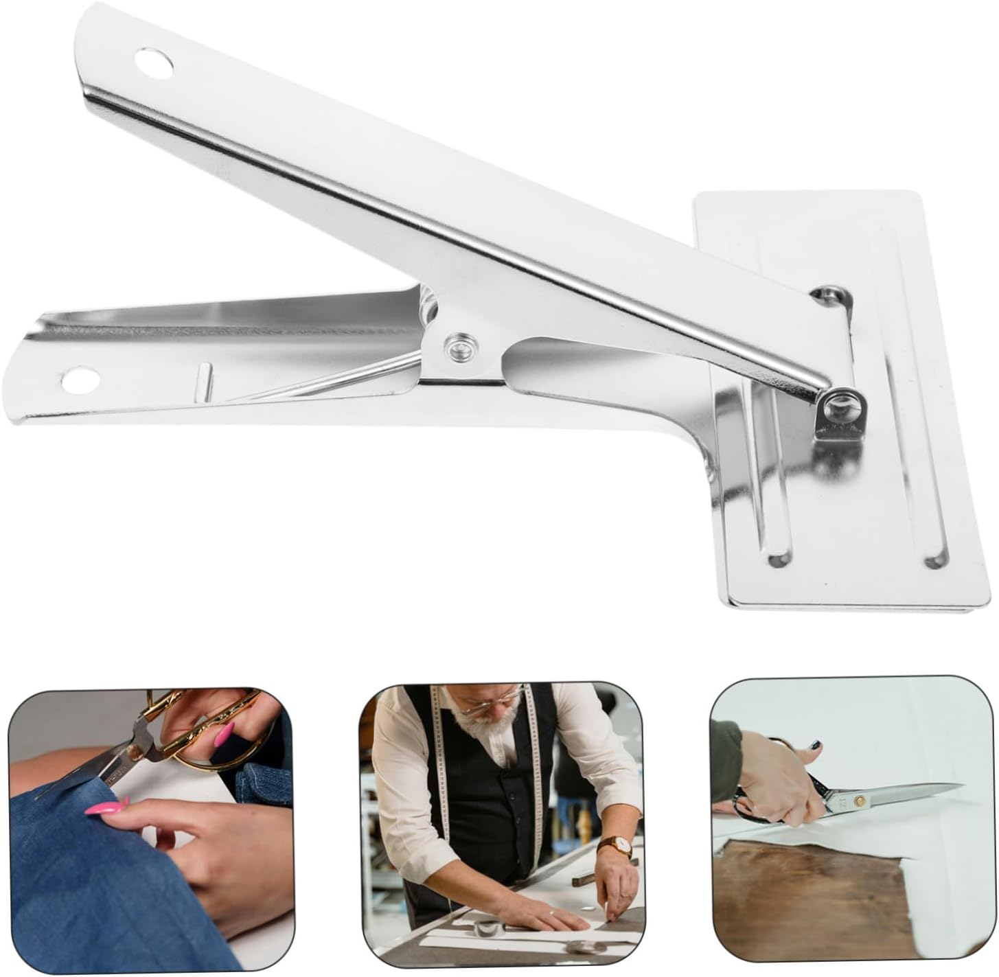 Gadpiparty Jumbo Stainless Steel Sewing Clips for Quilting and Dressmaking Fabric Hemming Clamps for DIY Knitting and Craft Sewing Convenient Tool for Measuring and Binding Quilts