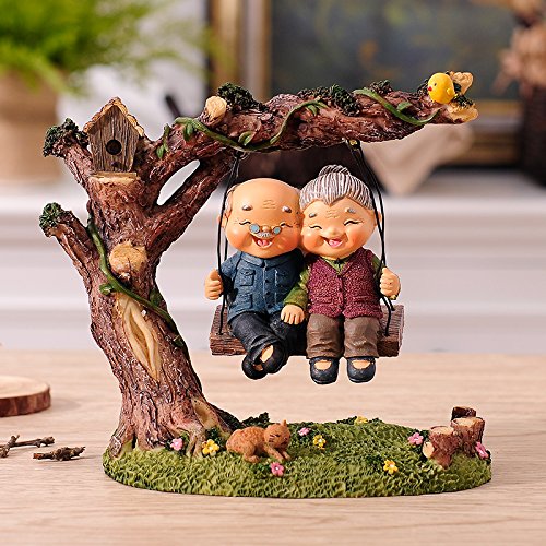 The Living Room Home Furnishing Tv Cabinet Decoration Happy Husband Tsai Doll Small Decorations Creative Wedding Gift Swing,Houses Have Adequate Supplies And People Live In Contentment