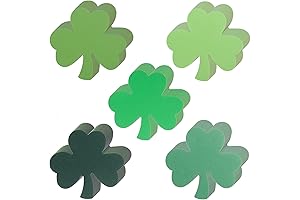 Enliven St. Patrick's Day Decor with 180 Vibrant Clover Cutouts