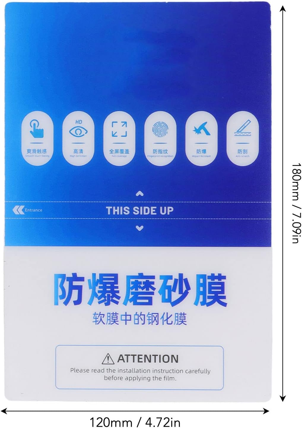 50枚 つや消しフィルム スクリーンプロテクター 防爆 柔軟な電話スクリーン保護フィルム 切断機 携帯電話 時計 ヘッドセット カメ