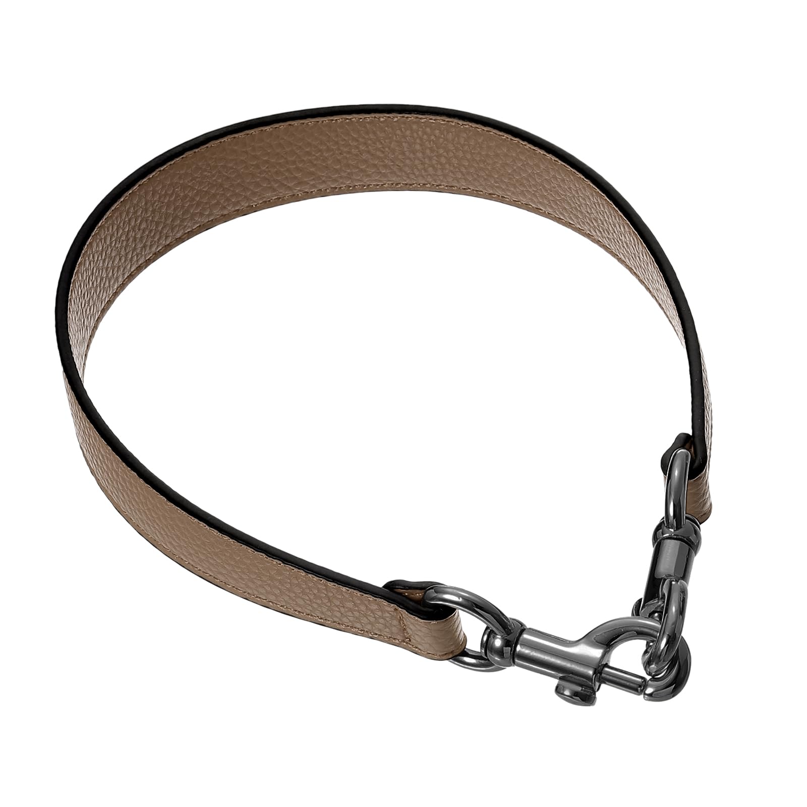 Anse de sac en cuir synthétique chic pour sublimer vos sacs à main kaki foncé