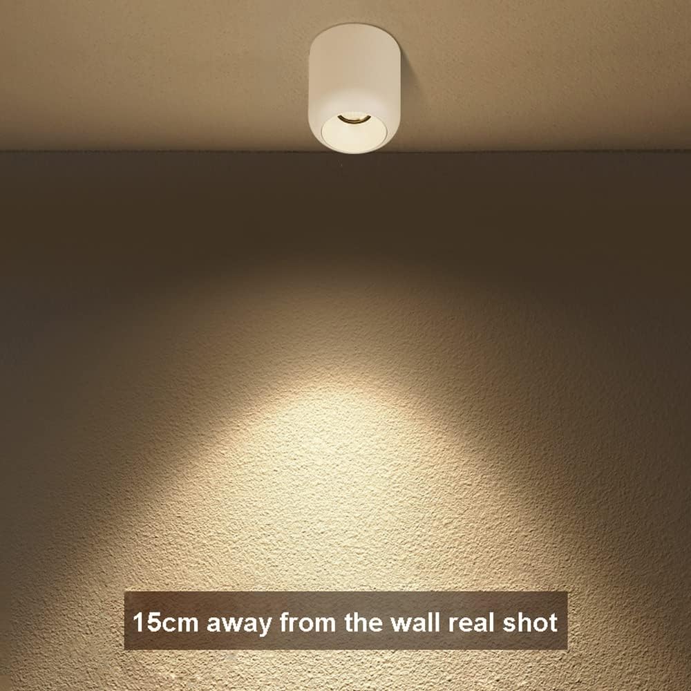 Led Spotlight Mount Downlight Accent Spot Lighting Fixture, 2 Packs Directio l Ceiling Down Lamp, AlumiExpression artistique m Downlights Spotlights for Bedroom Gallery